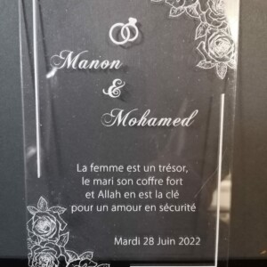 faire part transparent