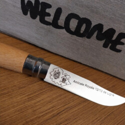 gravure sur lame d'opinel