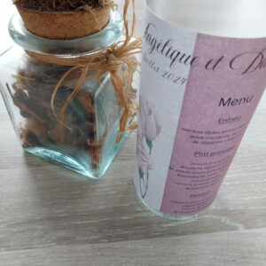 Bouteille Menu