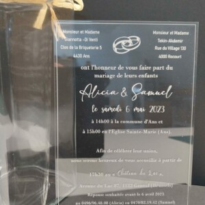 faire part transparent